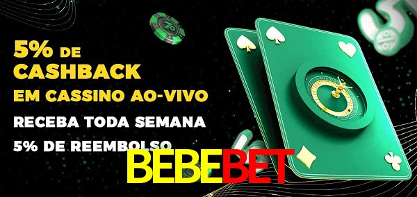 Promoções do cassino ao Vivo BEBEBET